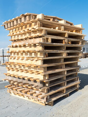 wooden pallets