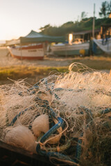 Obraz premium Redes de pesca 02
