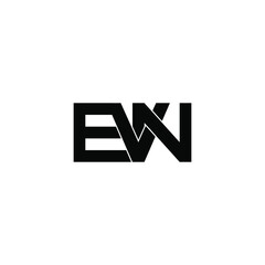 Fototapeta premium evn letter original monogram logo design