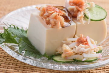 夏の味覚　冷や奴