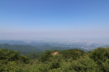 神奈川県の丹沢の大山の登山