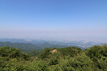 Fototapeta premium 神奈川県の丹沢の大山の登山