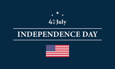 Fourth of July Independence Day. Vector illustration design