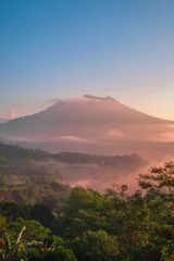 Foto op Canvas Beautiful view of mount Batur at sunrise © giri