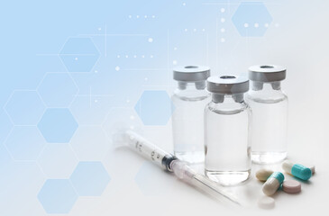 医療イメージ　世界的な感染症の流行