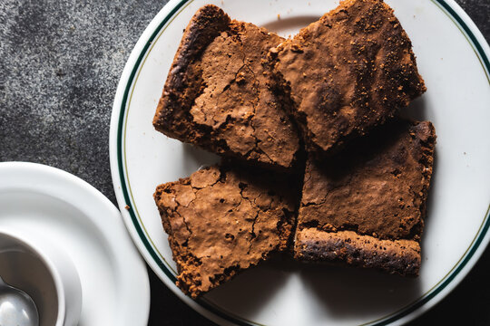 brownies postre de chocolate y dulce de leche!!!