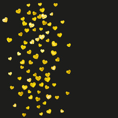 Love Backdrop. Golden Holiday Concept.