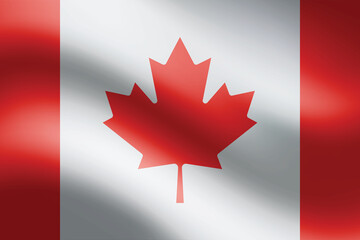 Canada flag. Background canadian flag. EPS10 vector.