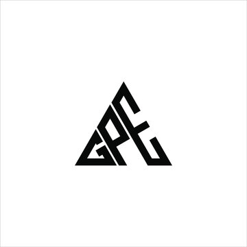 G P E letter logo abstract creative design. G P E unique design