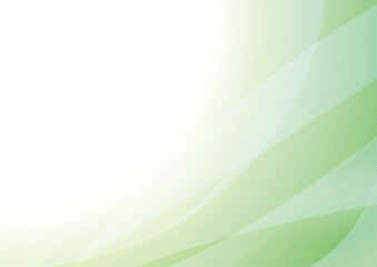 背景　曲線　緑　黄緑