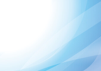 背景　曲線　水色　青