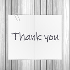 Notepad thank you text