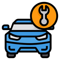 Maintenance line icon
