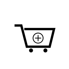 Trolley Icon Illustration Logo Template