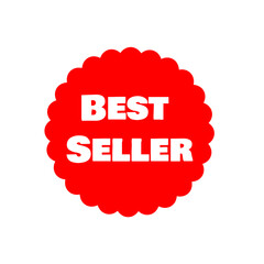 Best seller badge logo design. Best seller