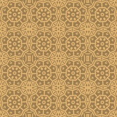 seamless pattern with flowers on a beige background
