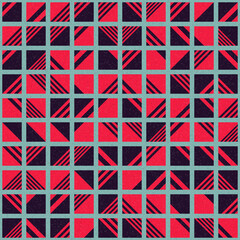 Obraz premium Abstract Geometric Pattern generative computational art illustration