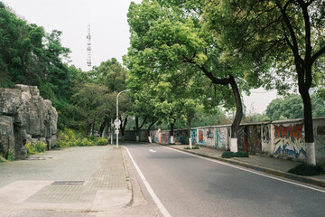 Early summer scenery of Guishan Park in Hanyang, Wuhan, Hubei, China