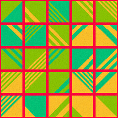 Abstract Geometric Pattern generative computational art illustration