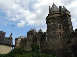 Vitre, Francia. Bonita localidad medieval de la bretaña francesa.