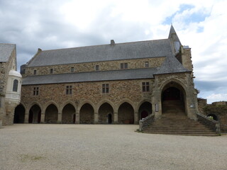 Fototapeta na wymiar Vitre, Francia. Bonita localidad medieval de la bretaña francesa.