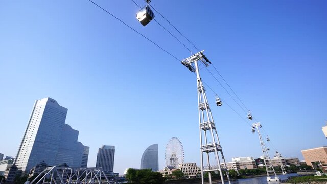 横浜　みなとみらい　横浜エアキャビン　2021年6月