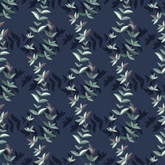 seamless pattern on a dark background