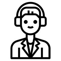 Avatar line icon