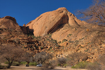 Spitzkoppe, granite mountains. Namibia