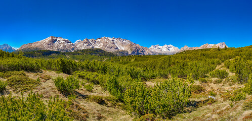 Fototapeta premium Malga Ra Stua in den Dolomiten