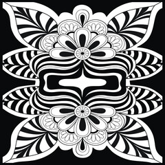 black and white pattern