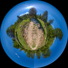 360 Grad - VR - Panorama Landschaft