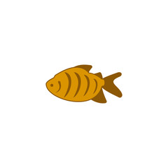 fish icon vector sign symbol
