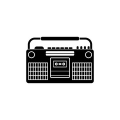 tape recorder icon set vector sign symbol