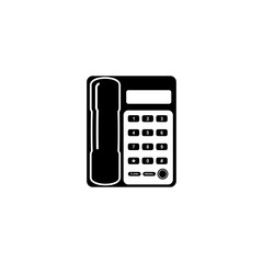 telephone icon set vector sign symbol