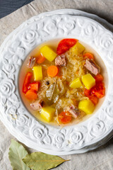 kapusniak delicious polish sauerkraut soup