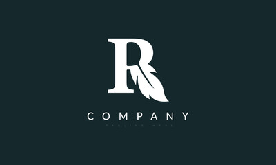 R Letter Design Logo. Letter R Icon Logo in Vector.