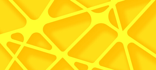 Abstract 3d yellow decorative background . 