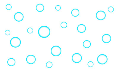 Blue bubble pattern
