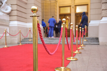 Red carpet at the opening of the festival