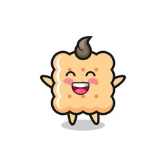 happy baby cracker cartoon character