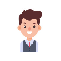 The staff are dressed politely. Business men and women. job application concept