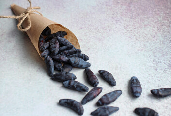 large fresh berry honeysuckle in a paper envelope