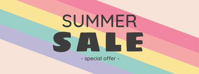 background Summer Sale colorful