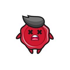 the dead sealing wax mascot character