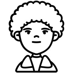 Obraz premium Afrohair Boy