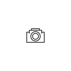 Camera icon isolated on white background