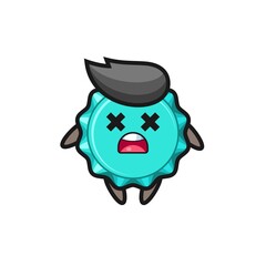 the dead bottle cap mascot character