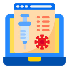 report flat style icon