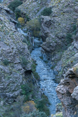 Fototapeta na wymiar a river in the Sierra Nevada in southern Spain